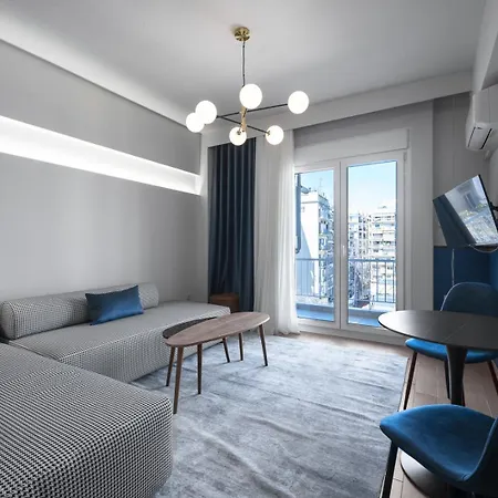 #Luxlikehome Tsimiski Blue Thessaloniki Buitenkant foto